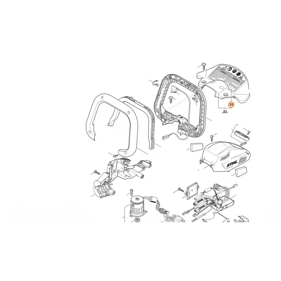 STIHL  Tabliczka ostrzegawcza 4869 967 7301